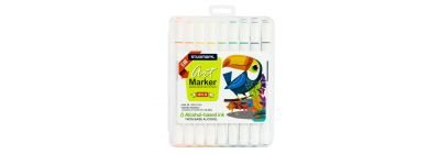 Marcador artístico bisel-fino 18 colores