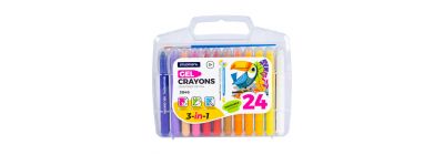 Crayones 3en1, 24 colores