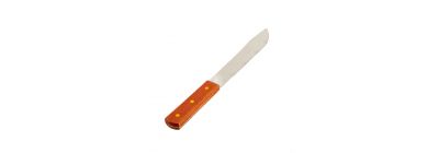 Cuchillo venezia acero inoxidable 7pul con mango madera