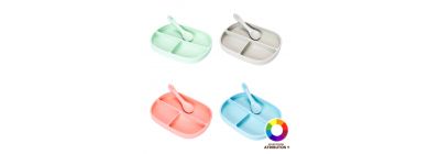 Plato y cuchara para bebé