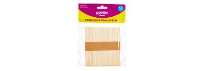 Paleta madera natural lisa 50und