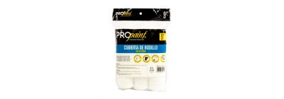Rodillo felpa microfibra 9pulg 3und blanco