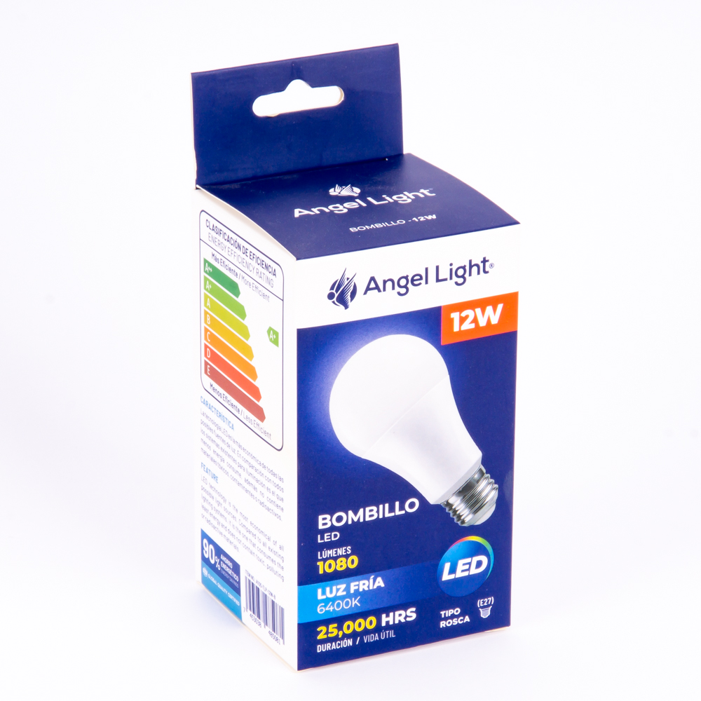 Bombillo led ángel light luz fría 12w 1080 