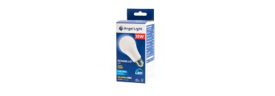 Bombillo led 15w luz fría t/rosca blanco