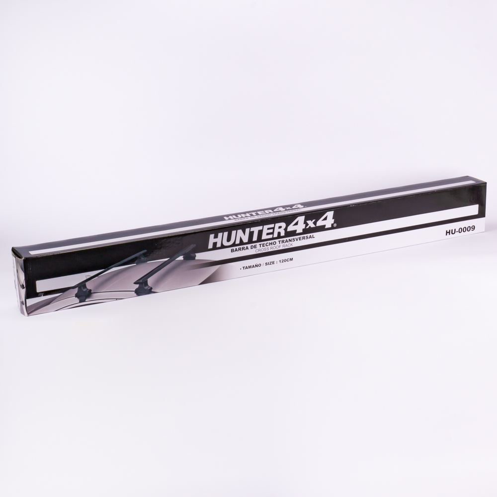 Barra acero techo Hunter 4x4 120cm 75kg negro