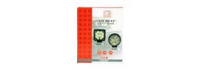 Luz led cuadrada 4.5pulg 27w 10-30v