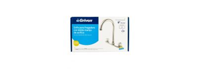 Grifo para fregadero con doble manija acrílico
