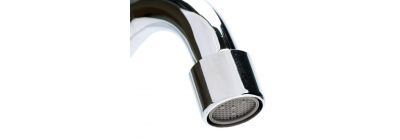 Llave metal individual fregadero 24cm plateado