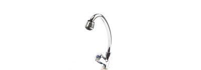 Llave agua para fregadero cromo liso 20x39cm plateado