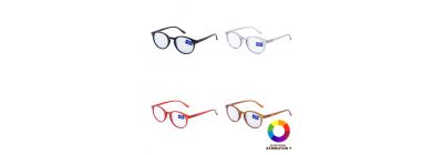 Lente lectura redondo protección