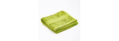 Toalla verde musgo 16x28