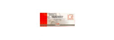 Barra luz led rectangular