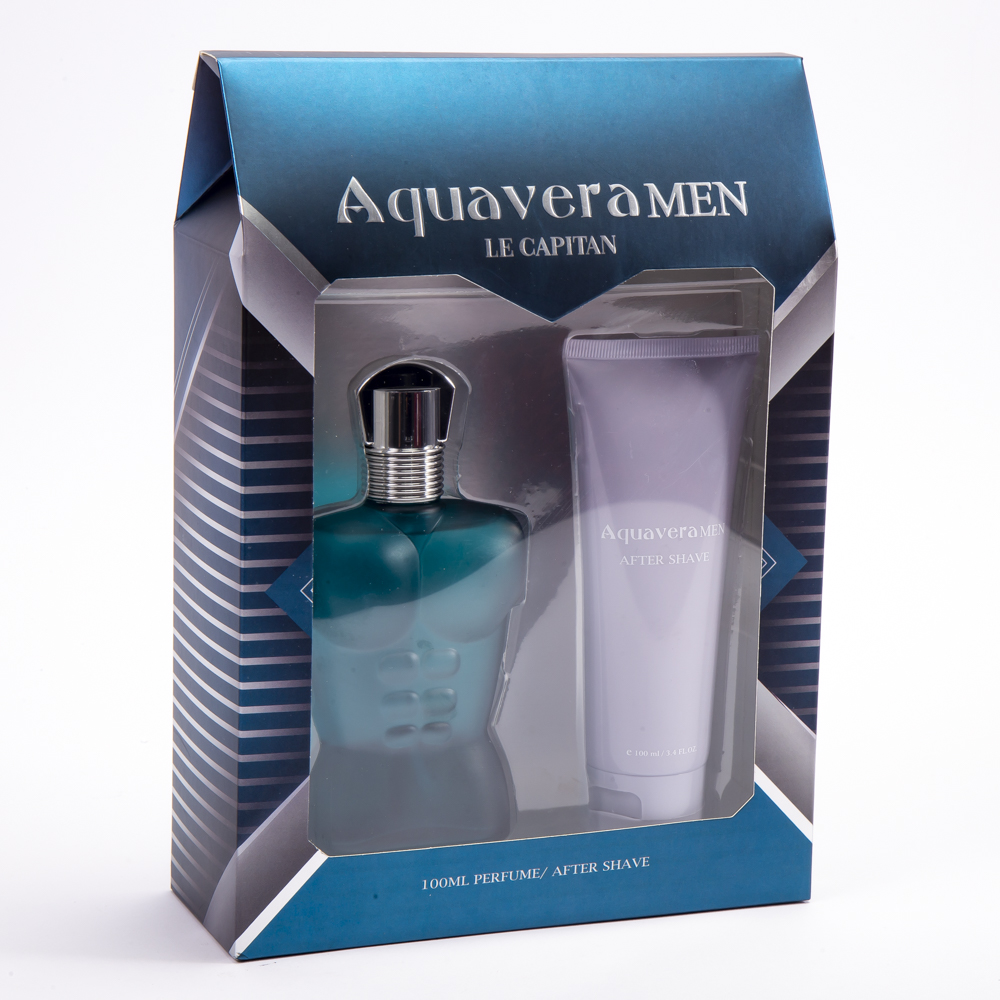 Perfume + crema hombre 100ml 2pzas 