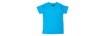 Camiseta escolar infantil celeste