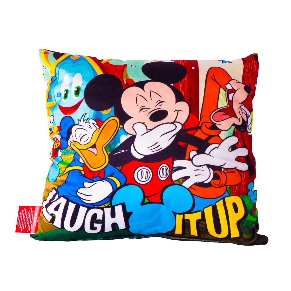 Almohadón estampado Mickey Mouse laugh it up 43x43cm multicolor