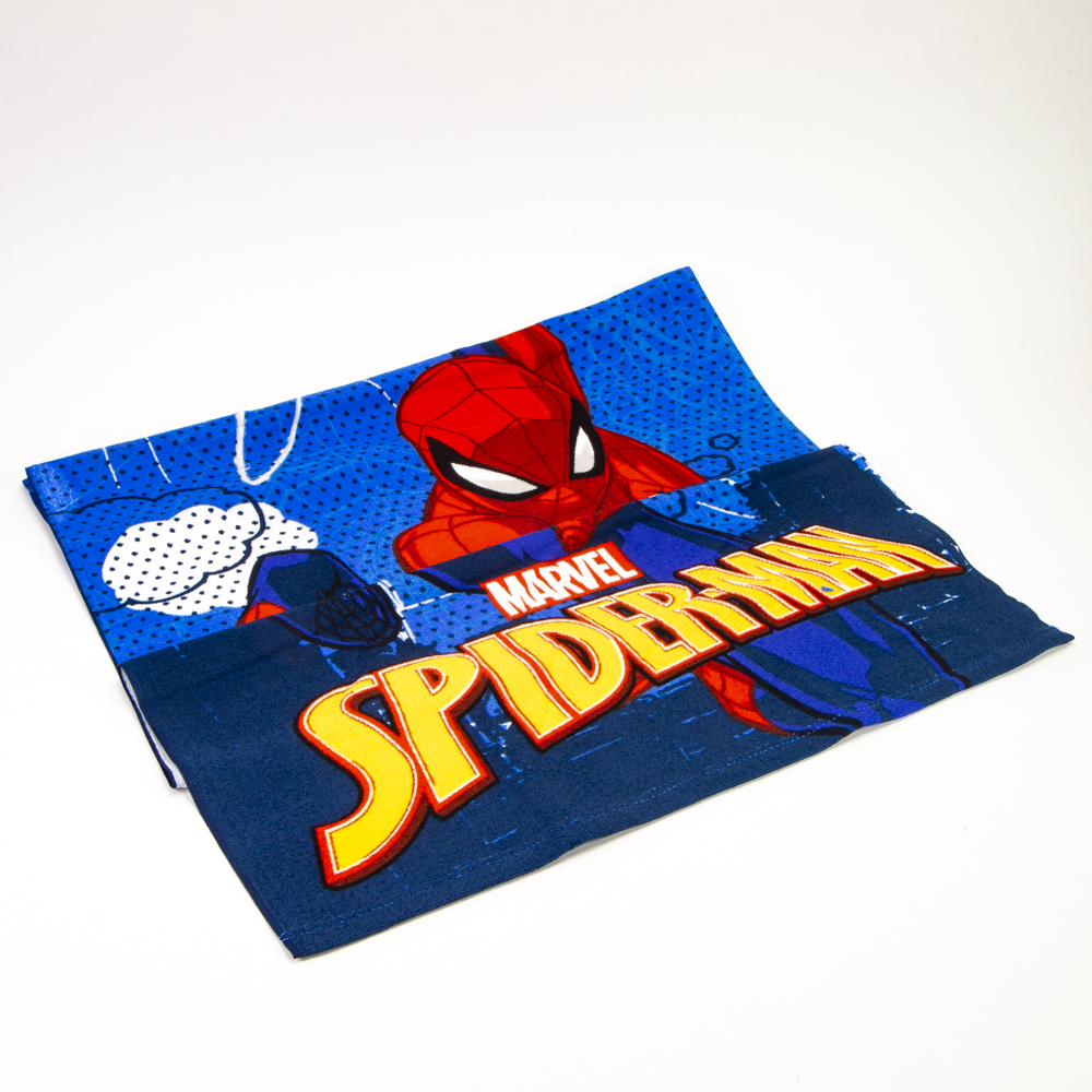 Toalla tela estampado Spider Man 20x40pulg multicolor