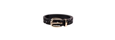 Faja para niña tornasol negro y dorado