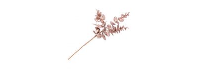 Rama artificial navideña 73cm oro rosa