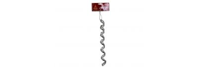 Figura espiral plateado