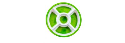 Bandeja navideña verde y blanco