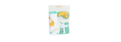 Toalla baño para bebé estampado 6pzas multicolor