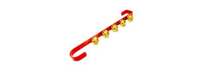 Gancho metálico con cascabel