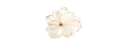 Flor navideña de 26 cm