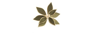 Flor navideña 30 cm