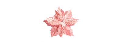 Flor con flor navideña