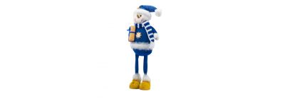 Peluche Santa y muñeco nieve