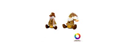 Peluche navideño con lentejuelas
