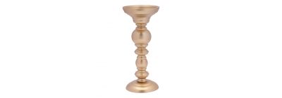 Candelabro navideño dorado
