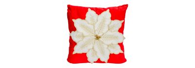 Cojín navideño con relieve