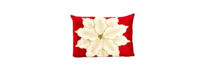 Cojín navideño con relieve