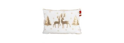 Cojín árbol y reno