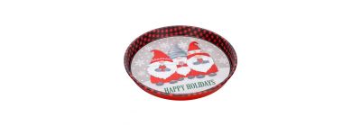 Bandeja navideña con figuras