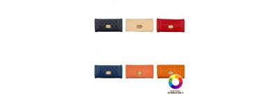 Cartera dama detalle metálico