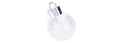 Esfera con relieve y luz 15cm