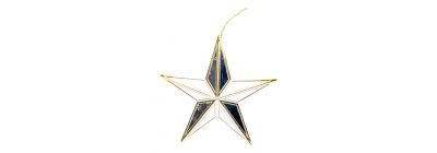 Figura colgante estrella navideña