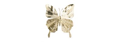 Figura mariposa dorado