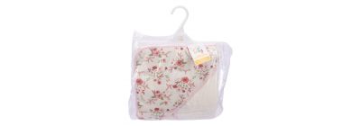 Toalla bebé estampada flores