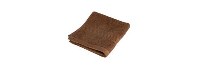 Toalla tela marron