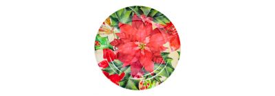 Plato navideño estampado