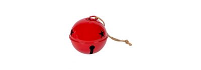 Figura colgante metálica roja