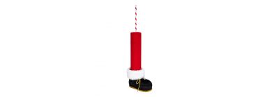 Figura colgante pie de Santa