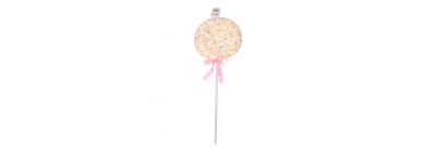 Paleta dulce colgante escarchada