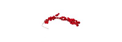 Guirnalda 100cm rojo marrón