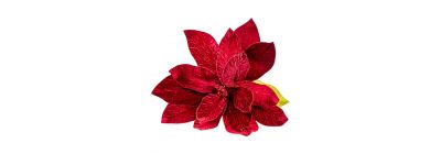 Flor navideña 60cm elegante