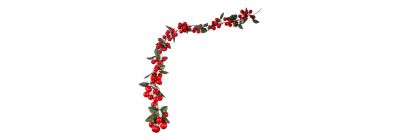 Guirnalda decorada con frutos