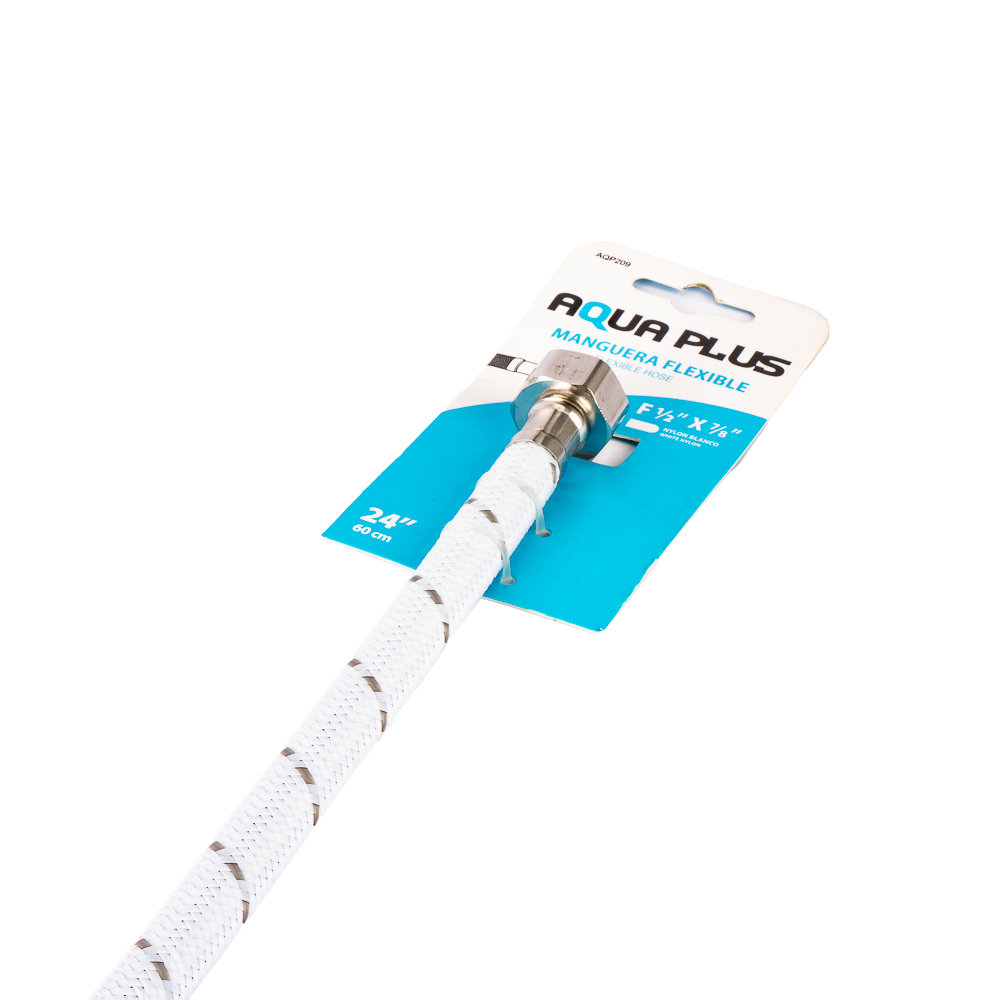 Manguera plastica flexible 24pulg 1/2x7/8pulg 